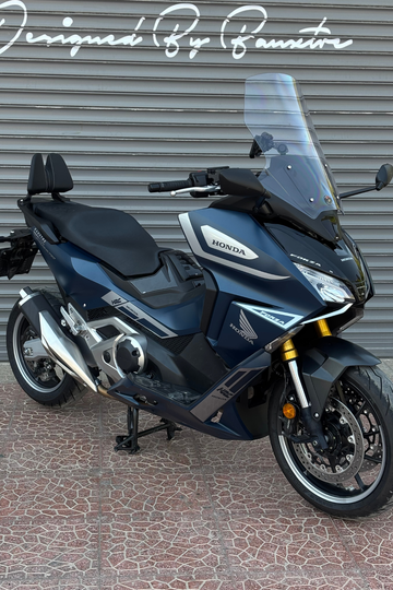 Honda Forza 750 için Komple Avery Gümüş Sticker Seti