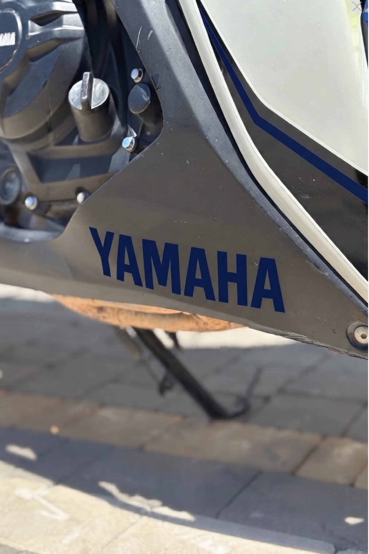 Yamaha Motor Grubu için Alt Sakal için Yamaha Yazı Sticker