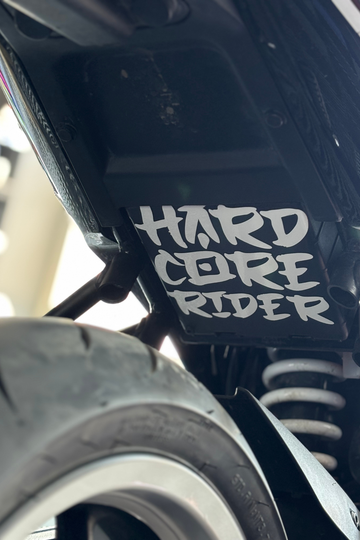Motosiklet ve Kask için Kore Yazı Tipiyle Hardcore Sticker Etiket (14CMx12CM)