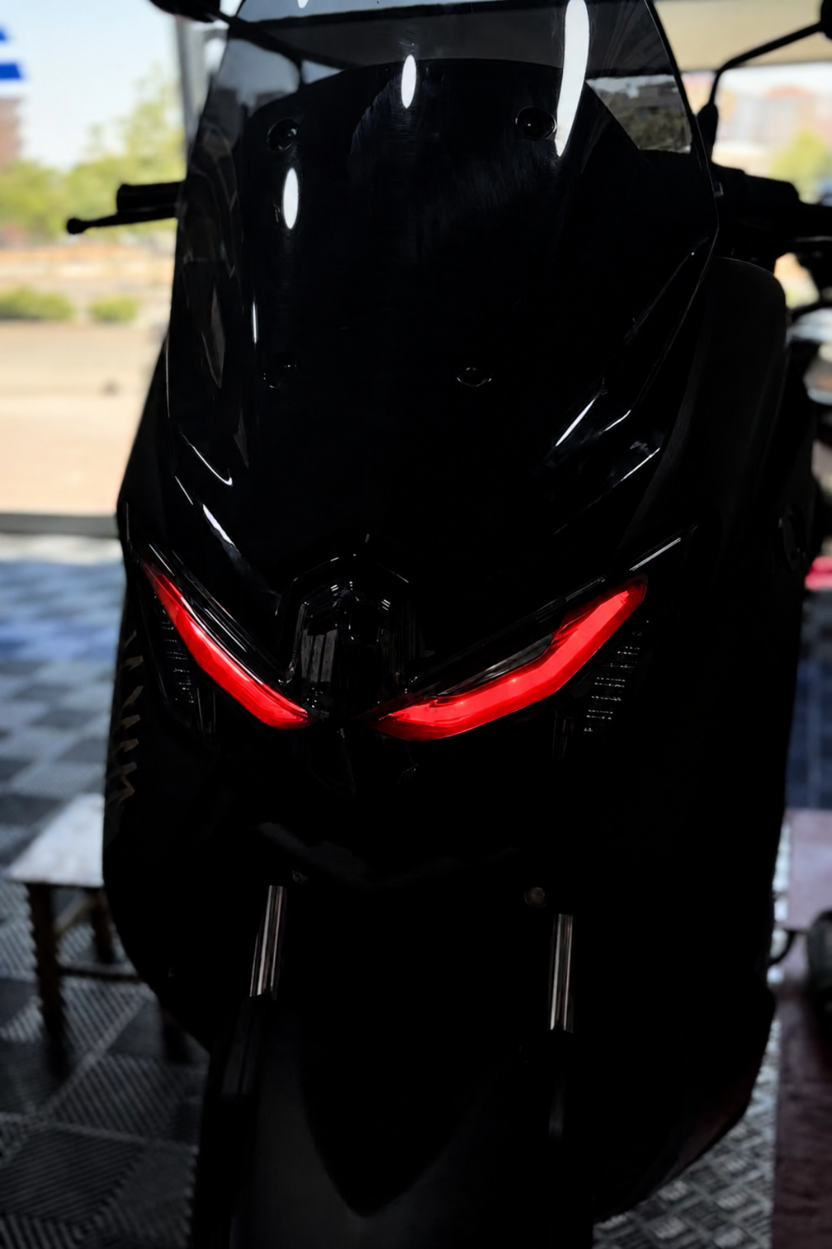 Nmax Yeni Kasa Scooter için Far Renklendirme Sticker Far Filmi