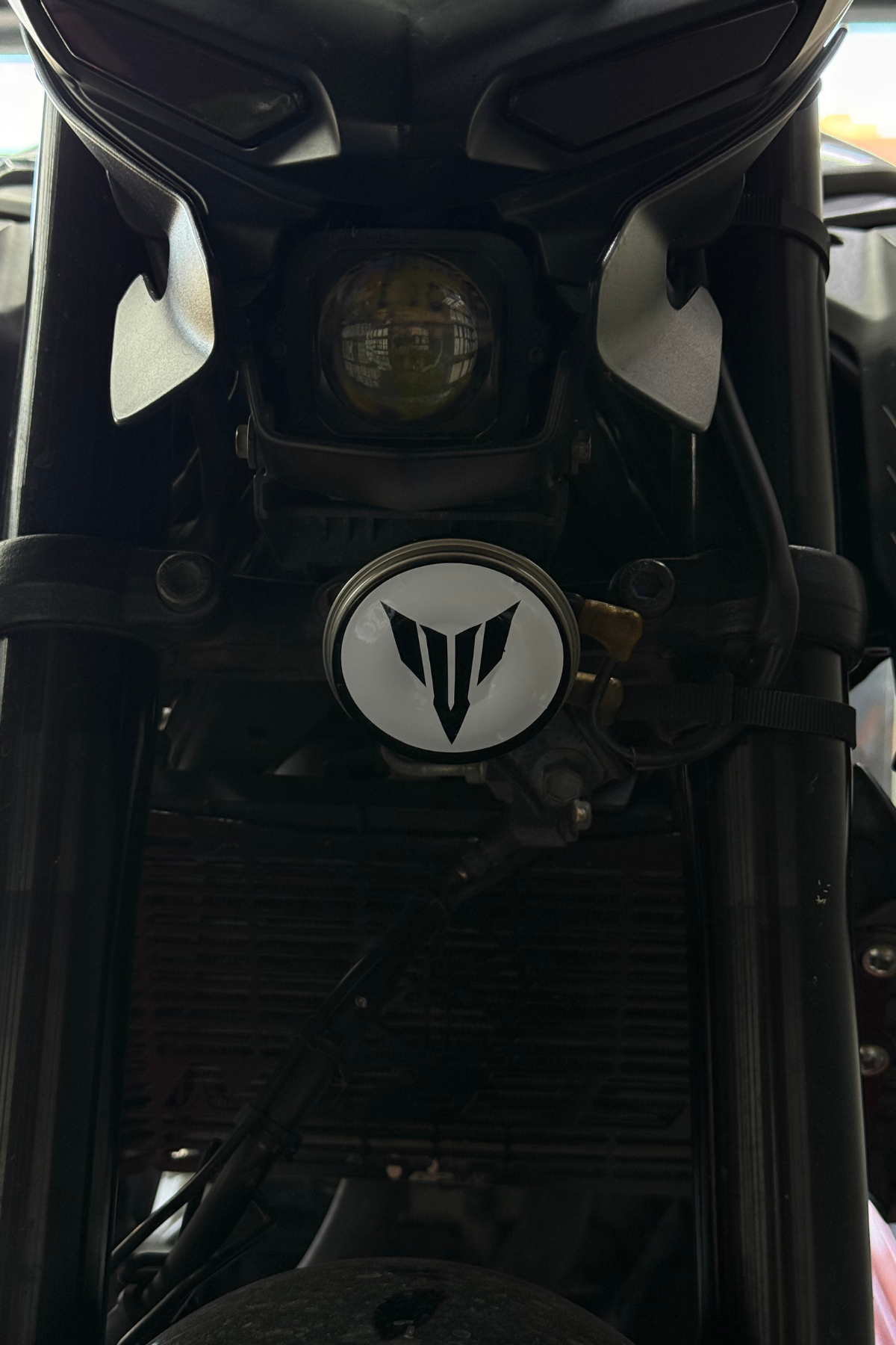 Yamaha Mt-25 için Mt Logolu Korna Sticker (1 Adet)