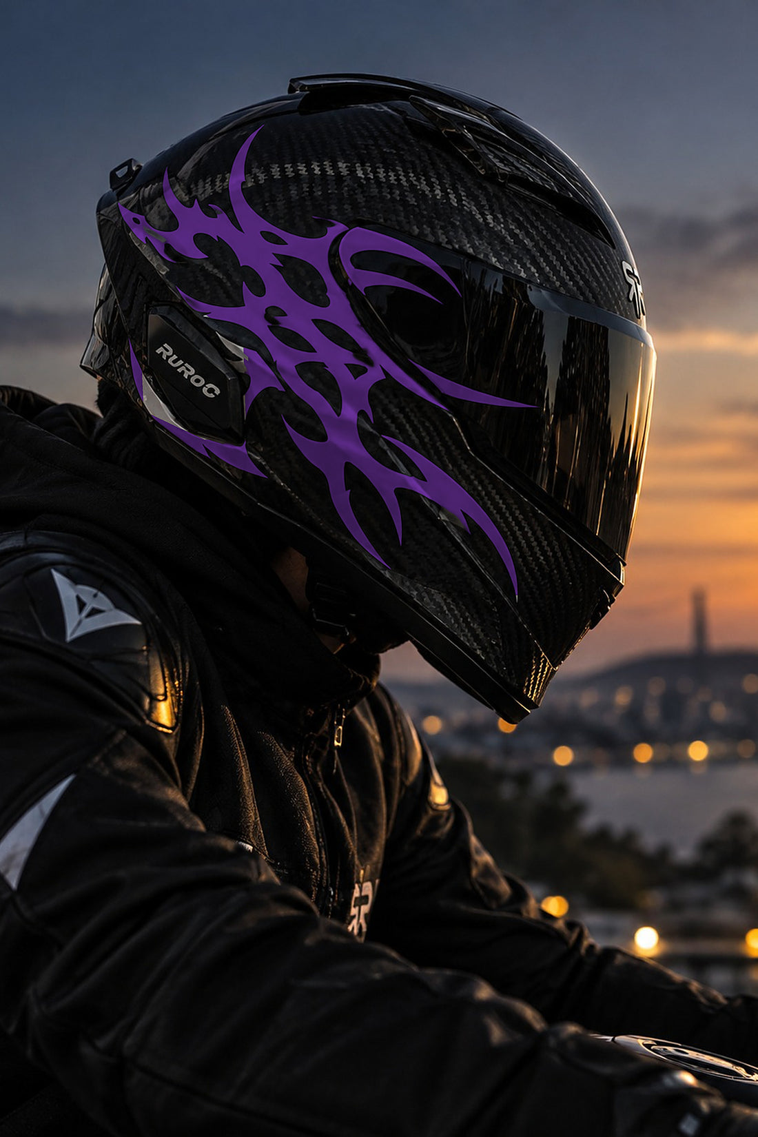Kask ve Motosiklet için Ultra Tribal V2 Gotik Sticker (1 Adet)