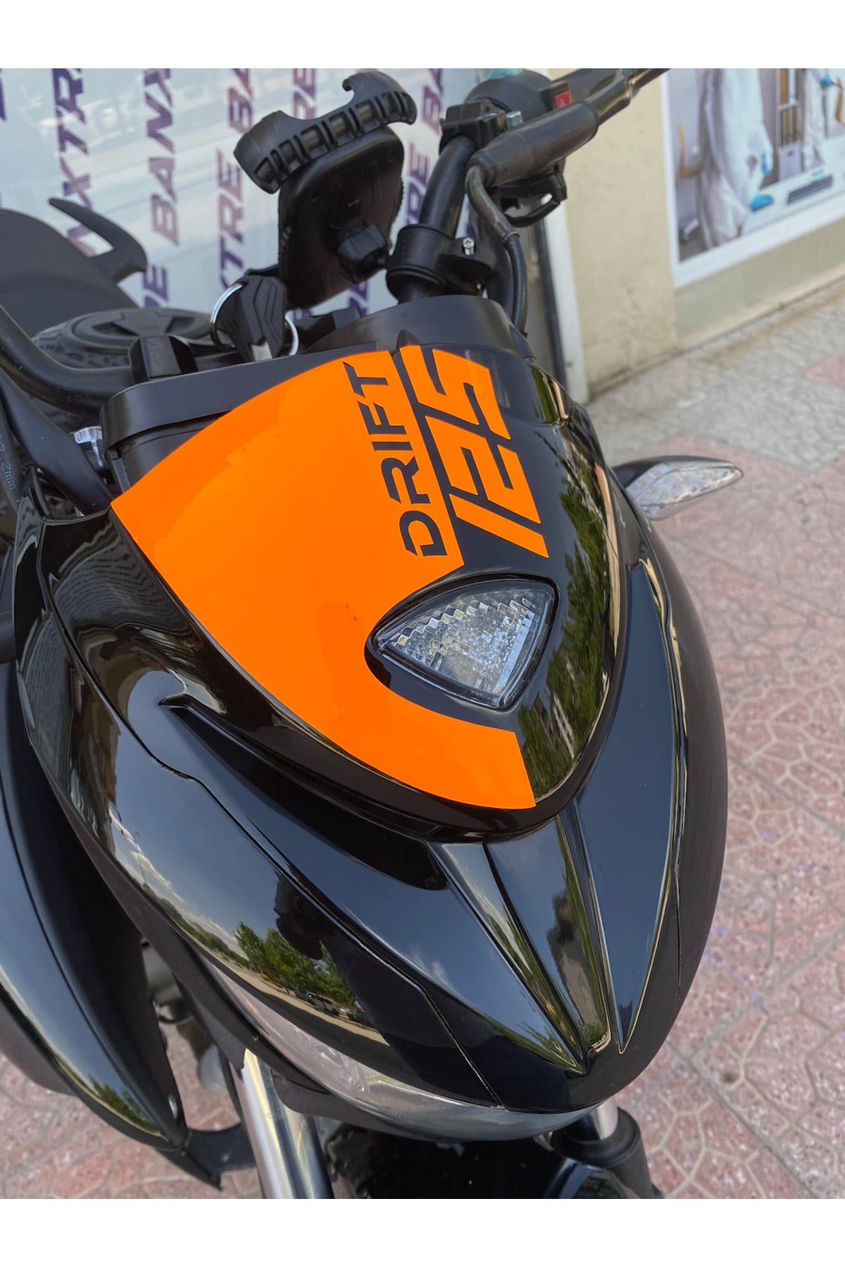 Mondial Drift-L için Drift 125 Kafa Sticker Etiket