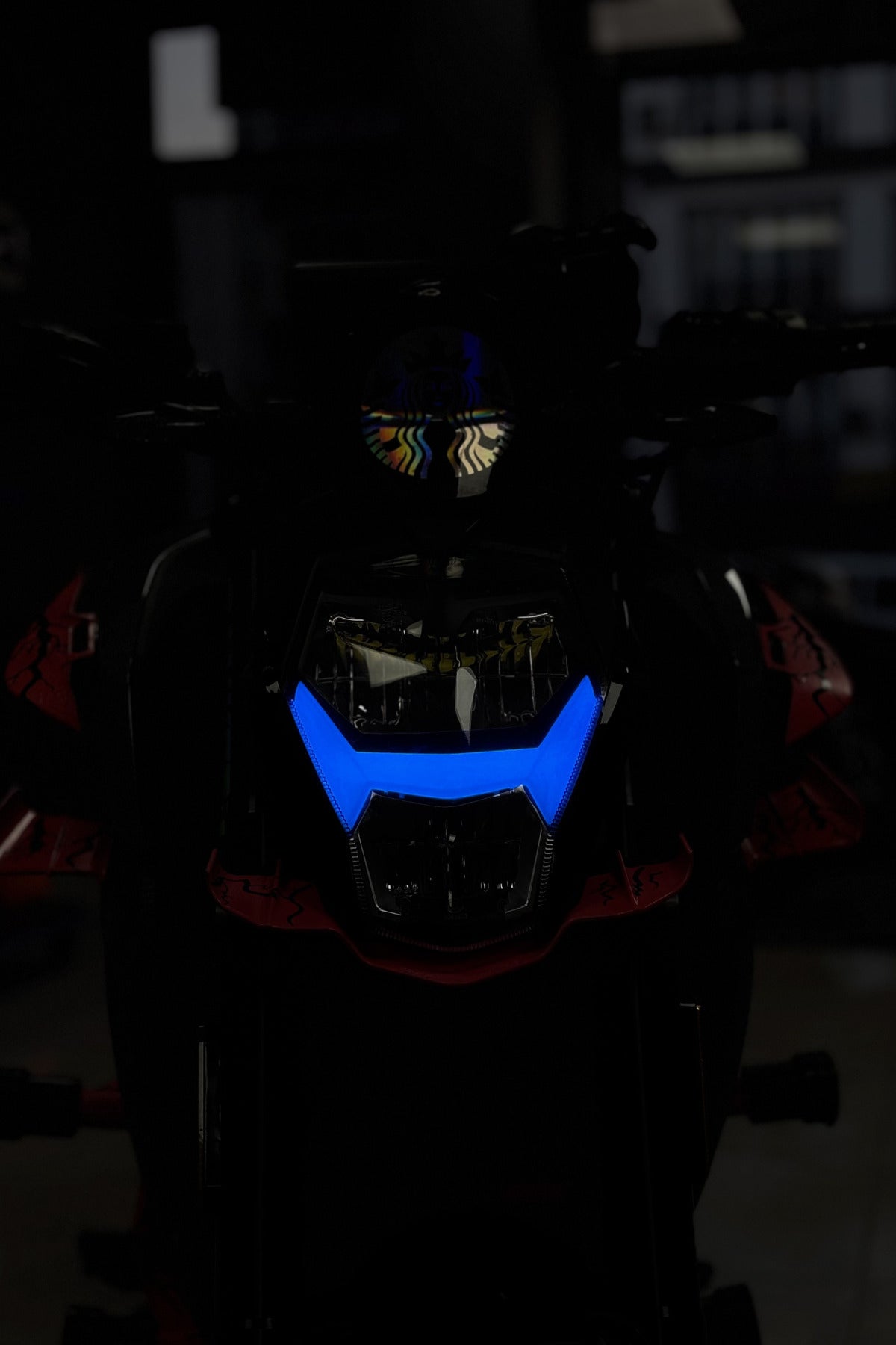 CFMOTO NK250 Gündüz Led için Renkli Far Filmi Sticker