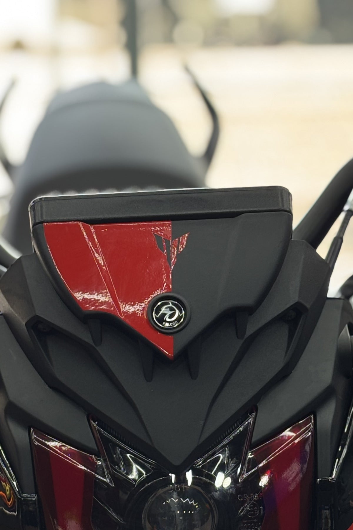 Falcon S188 Kafa Kısmına Uyumlu MT logolu Kafa Detay Sticker (1 Adet)