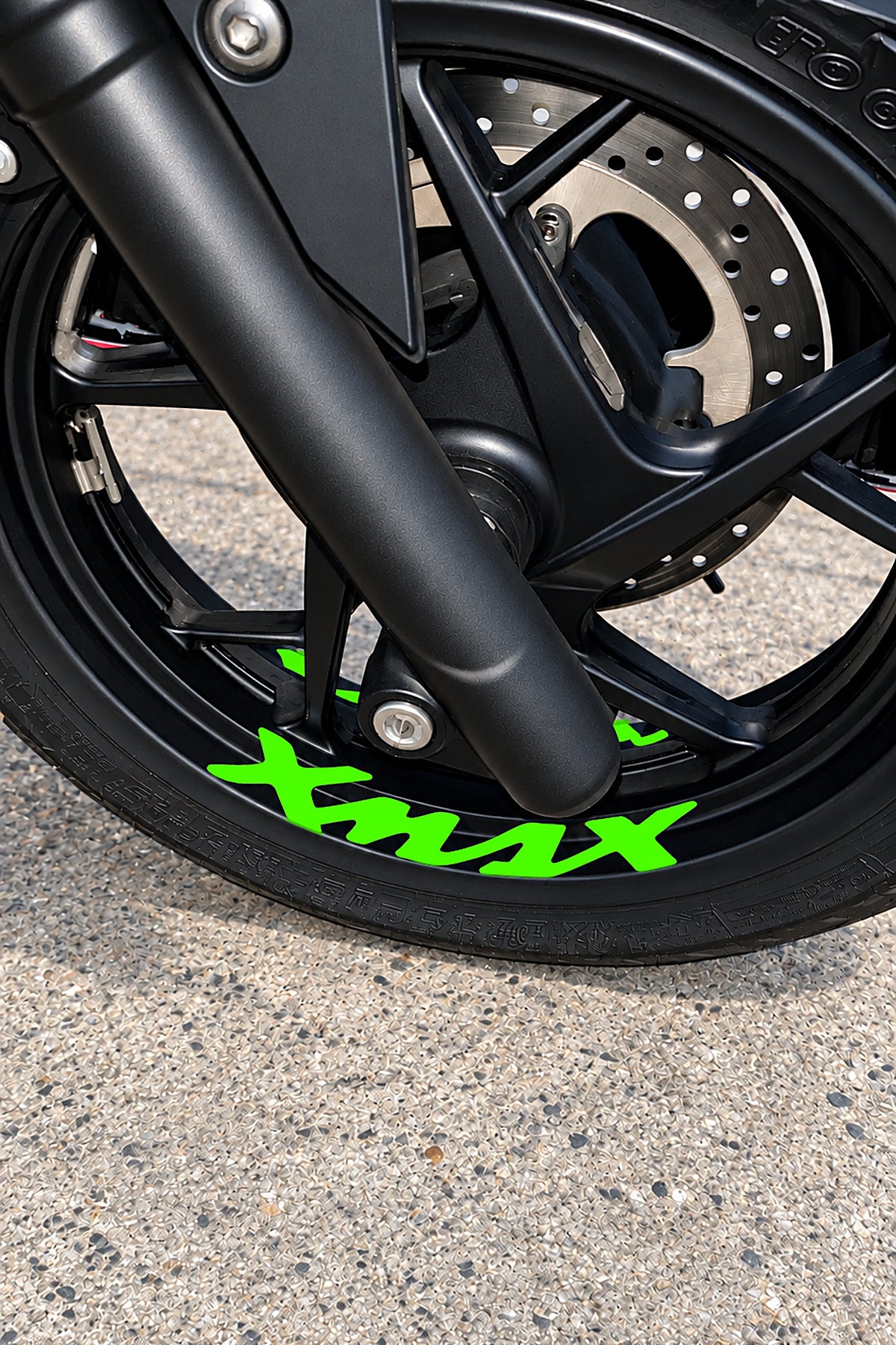 Yamaha Xmax için Jant içi Yazı Sticker Etiket (4'lü)