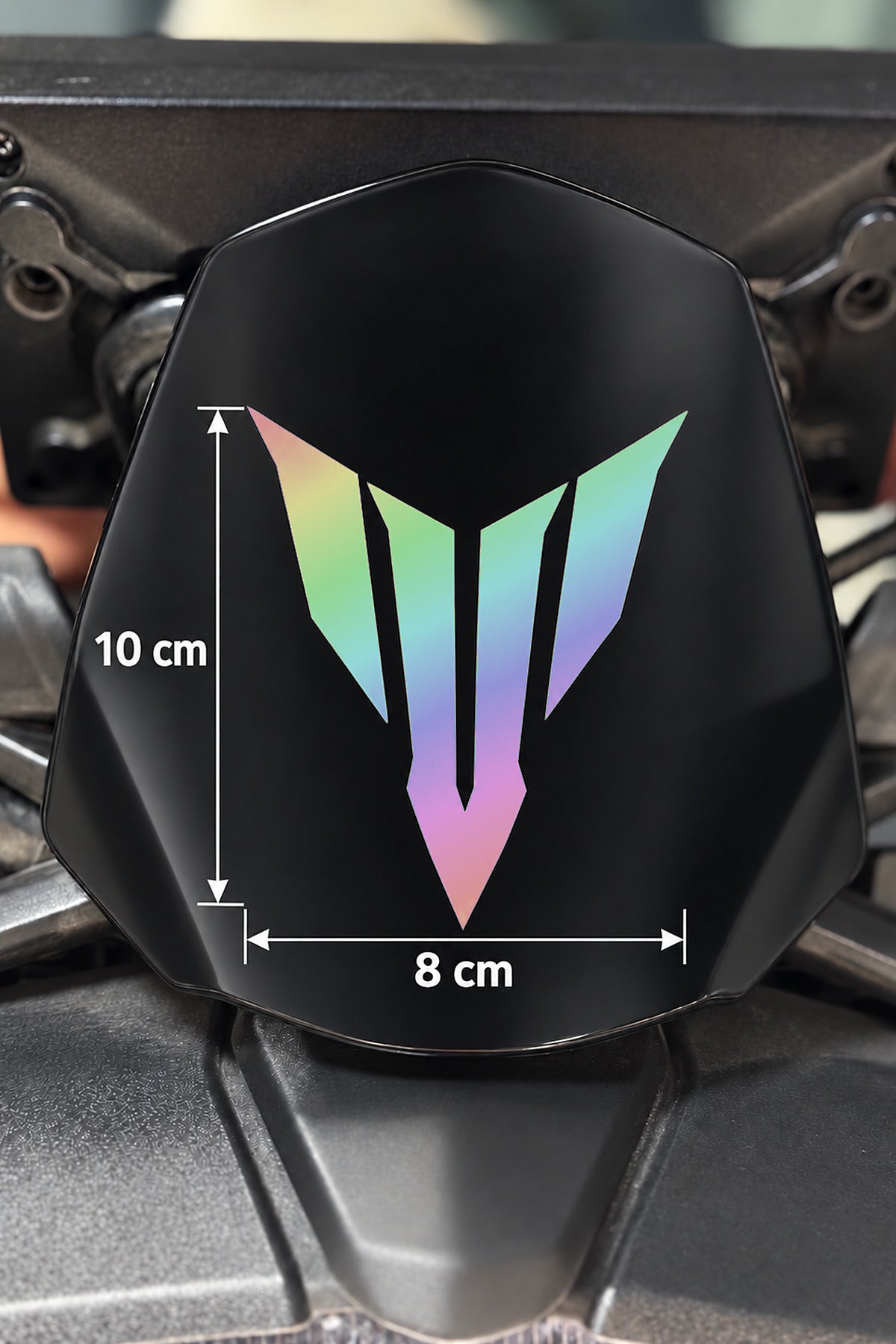 Motosiklet ve Kask için MT Logo Sticker Etiket (10CMx8CM)
