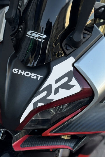 CFMOTO 450SR için RR Yazılı Kafa Detay Sticker (Tam Uyumlu Tek Parça)