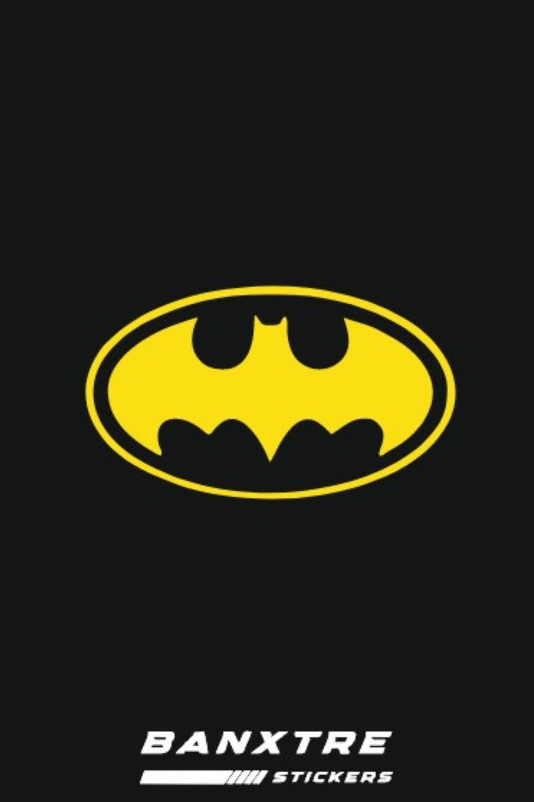 Motor-Araba-Kask için Batman Sticker Etiket (10CMx5CM)(1 Adet)