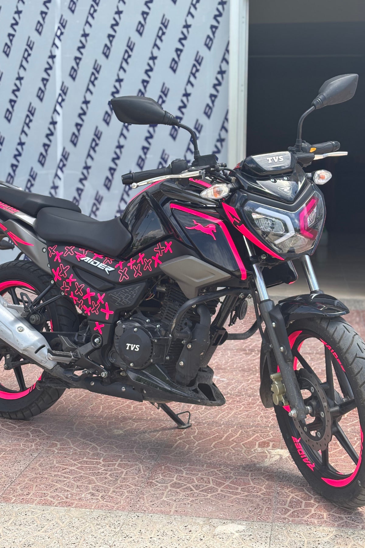 TVS Raider için 78 Parça Komple Motor Sticker Seti