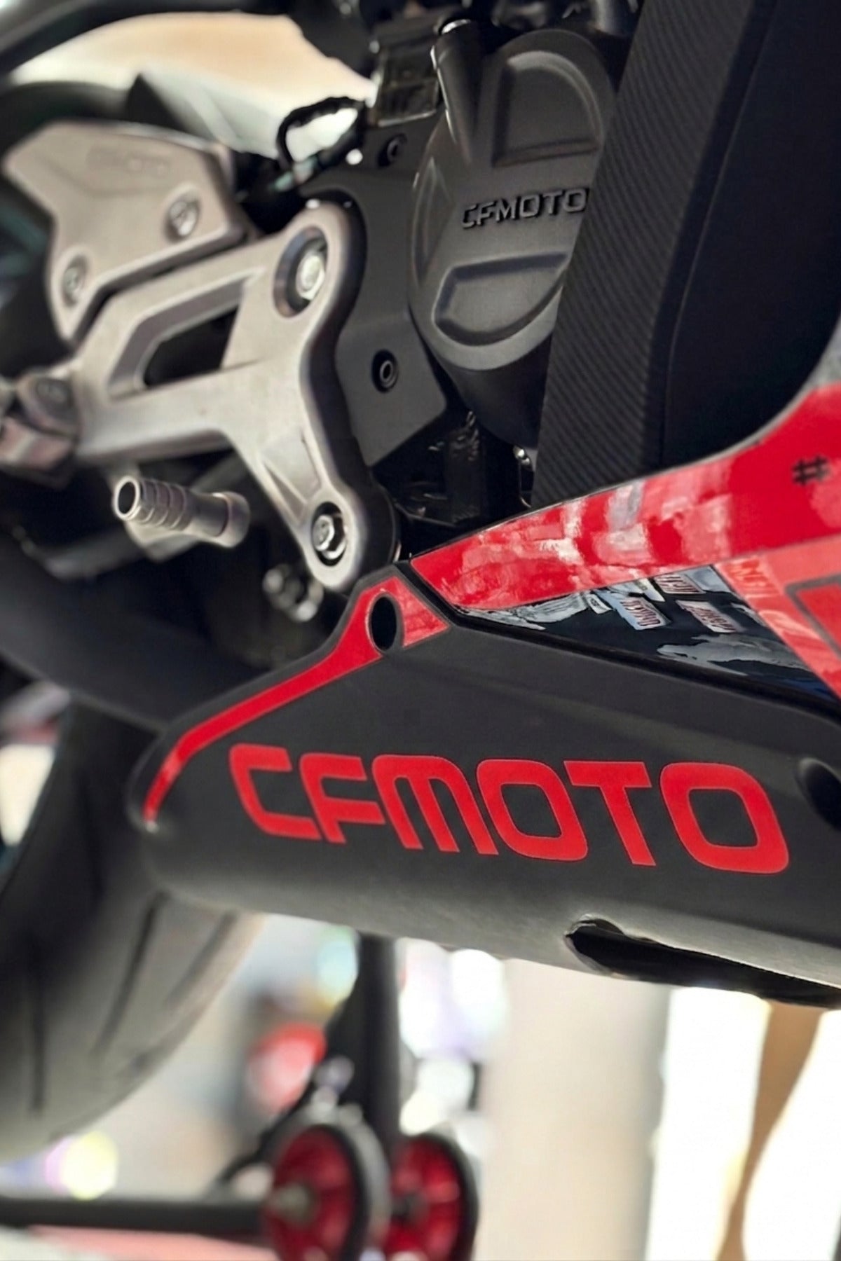 CFMOTO 450sr için Alt Sakal CFMOTO Yazısı 2 Adet