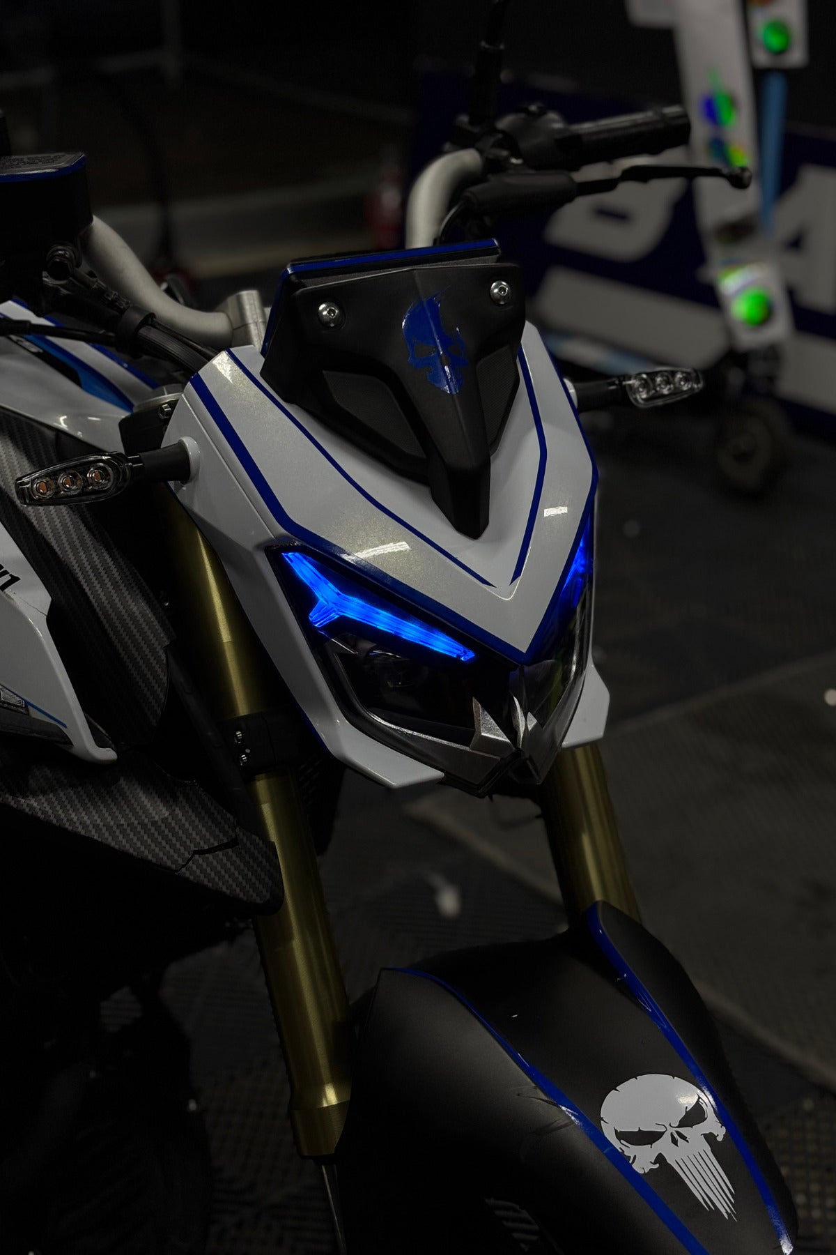 RKS SRK125-S için Far Tasarım Film Sticker