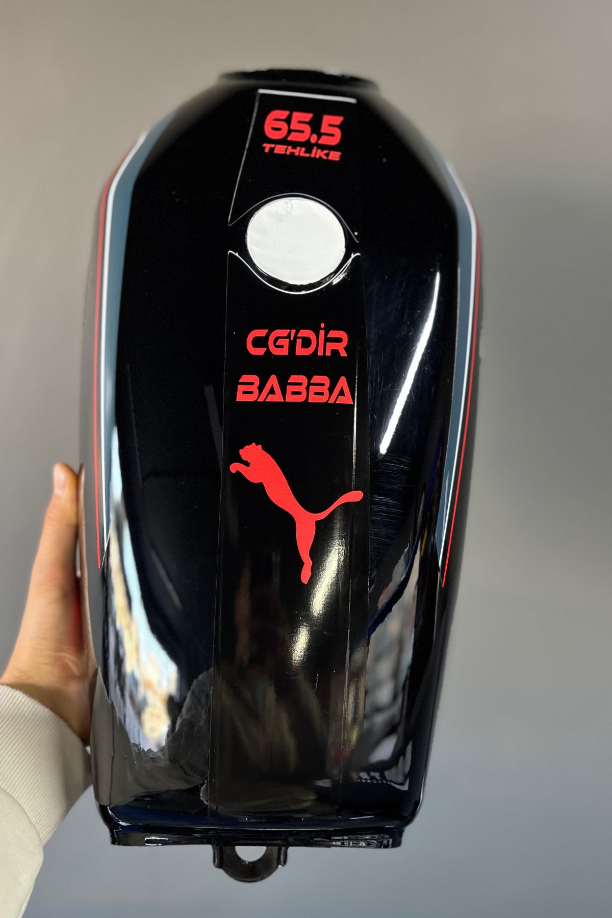 CG Motosiklet için Uyumlu Depo Sticker Seti CGDİR BABA 65.5 (2 Parça)
