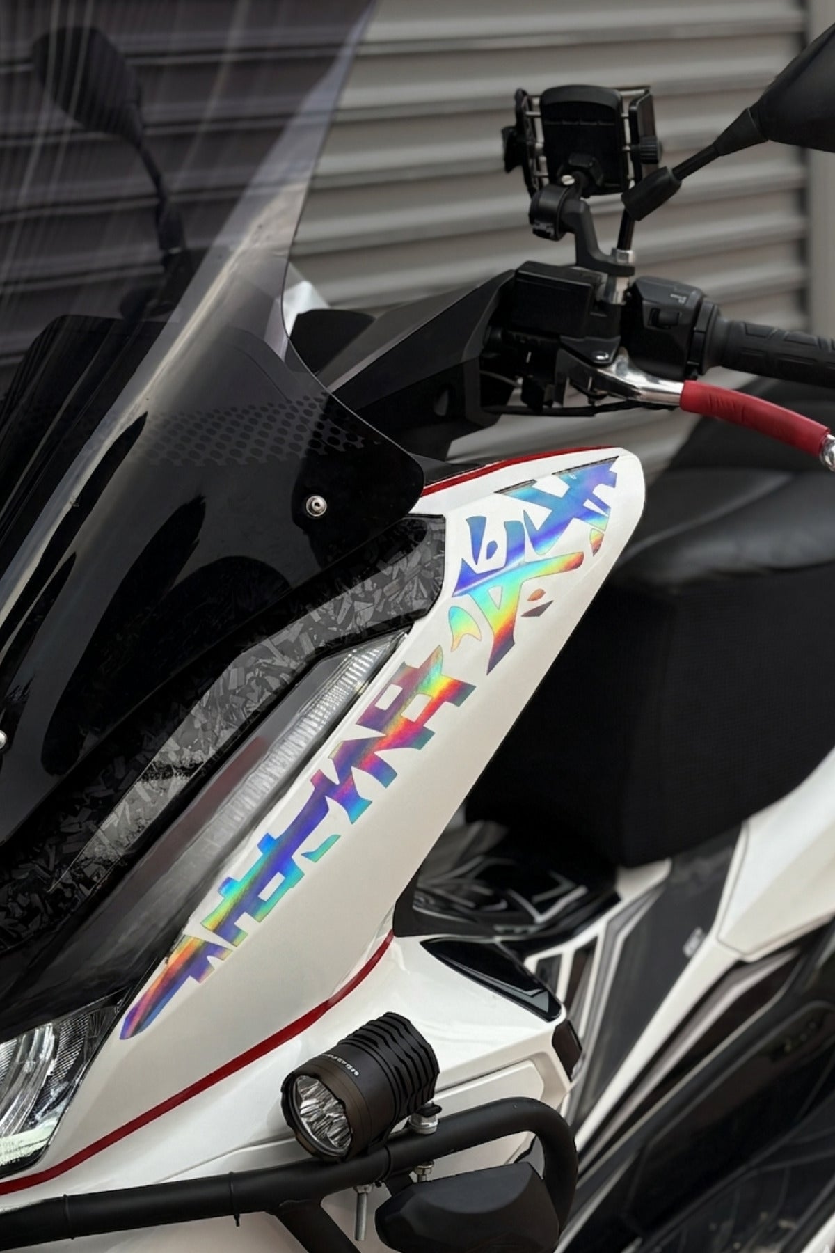 Honda PCX 2025-2026 Modeller için Yan Panel Tribal Desen Dövme Sticker (1 Adet)