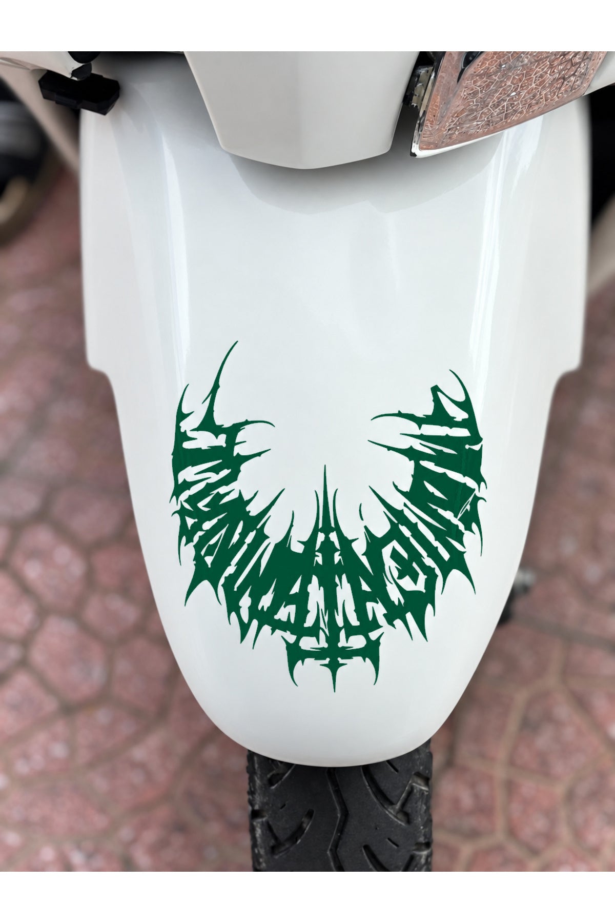 Jupiter Ön Çamurluk için Yarım Gotik Tribal Sticker Etiket (15CMx15CM)