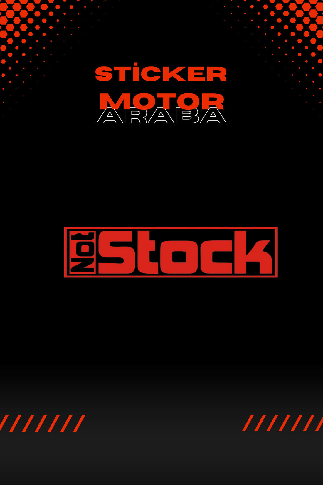 Dekoratif Kırmızı Not Stock Sticker Araba-motor Için Etiket 13cmx3cm (1 ADET)