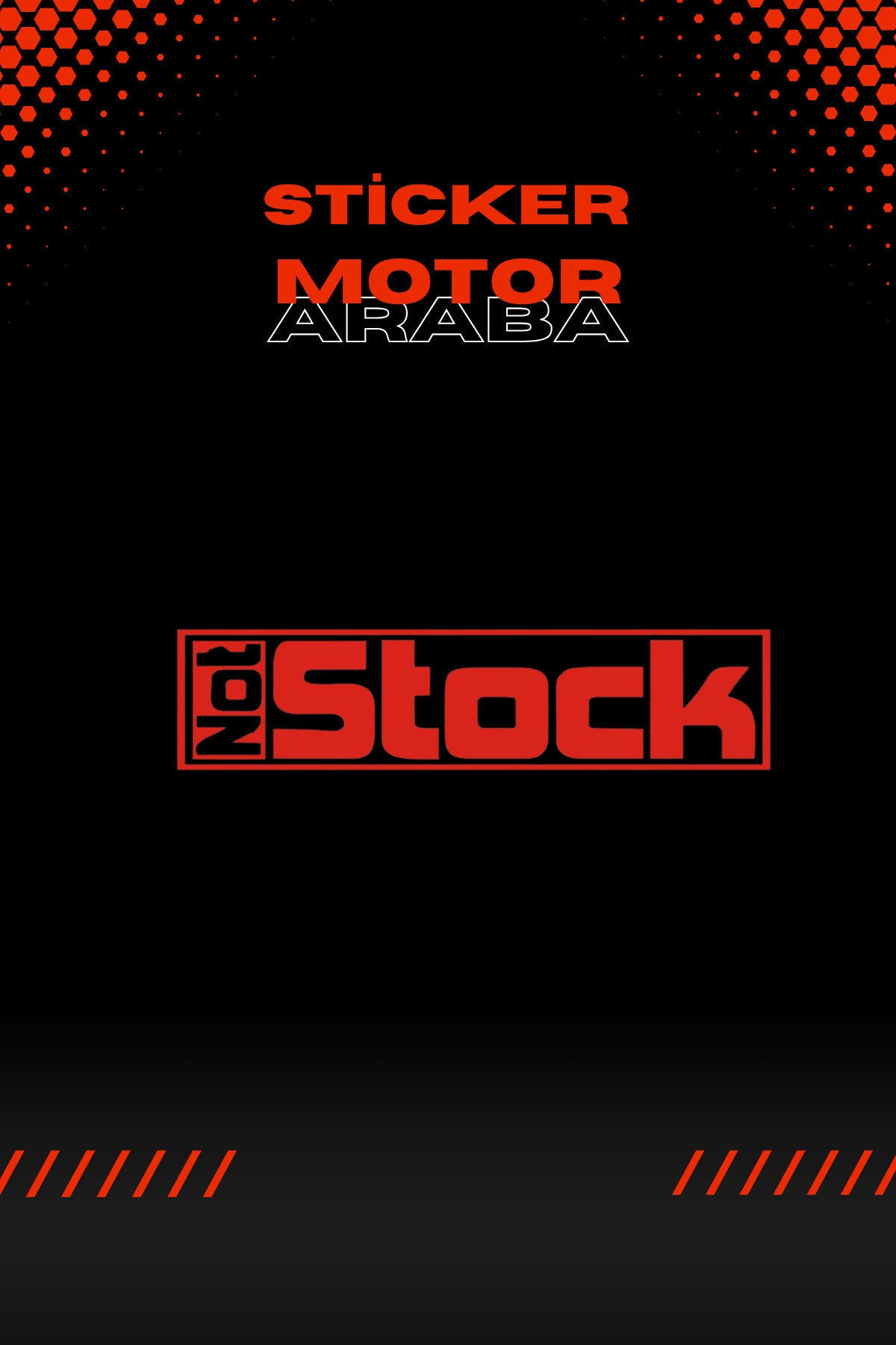 Dekoratif Kırmızı Not Stock Sticker Araba-motor Için Etiket 13cmx3cm (1 ADET)