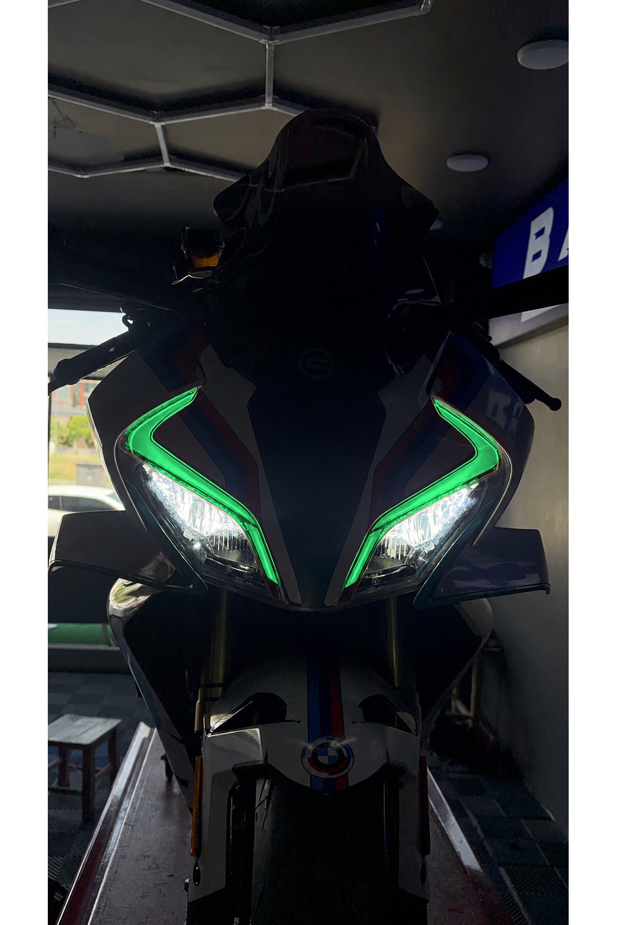 CFMOTO 450SR Gündüz Ledi için Hazır Kesim Far Filmi Far Renklendirme Sticker