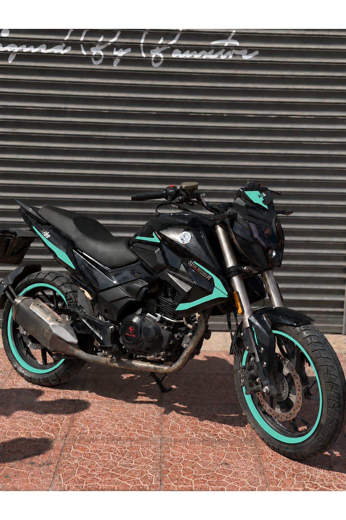 Falcon Salvador S188 Motosiklet için Komple Dekor Sticker Seti