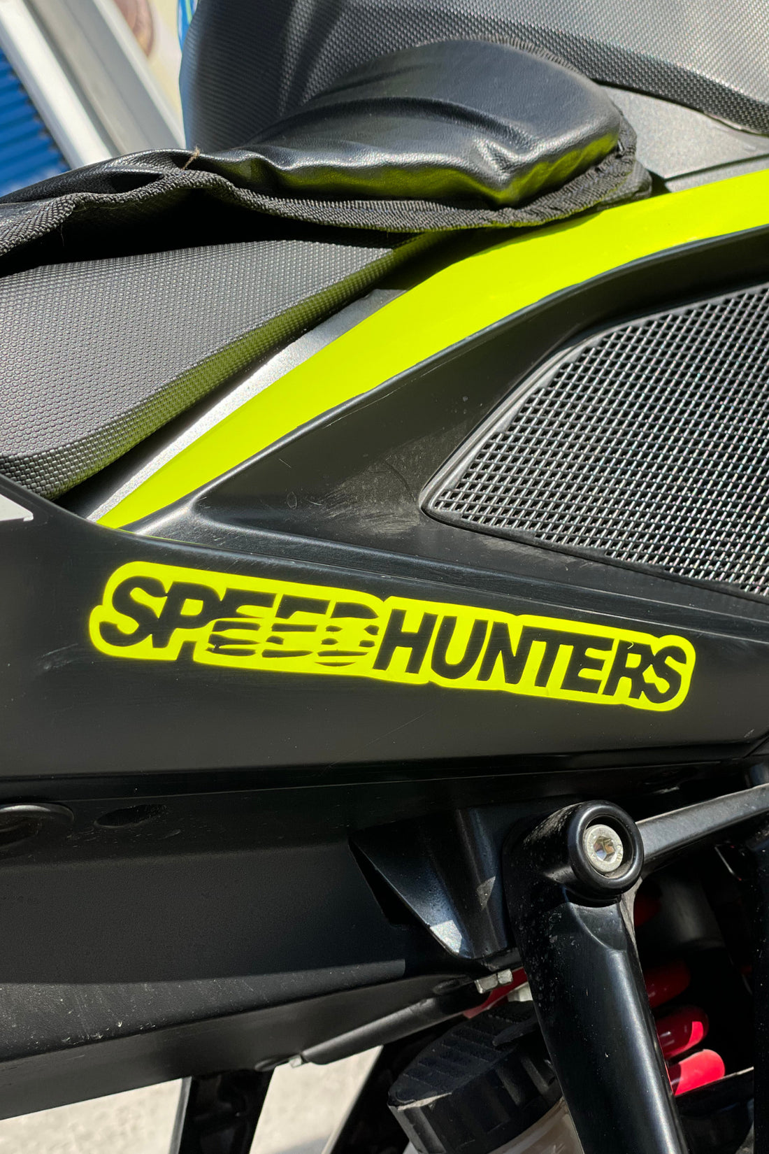 Motor-Araba için Neon Sarı Speedhunters Sticker Etiket 15CMx2CM (1 Adet)
