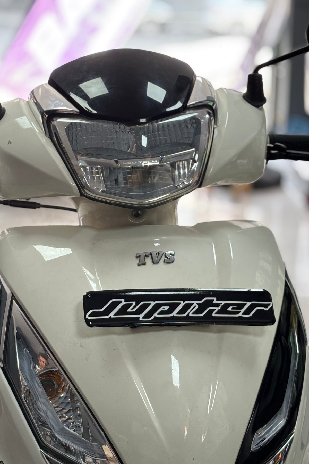 TVS Jupiter Ön Plakalık için Jupiter Yazılı Kaplama Sticker