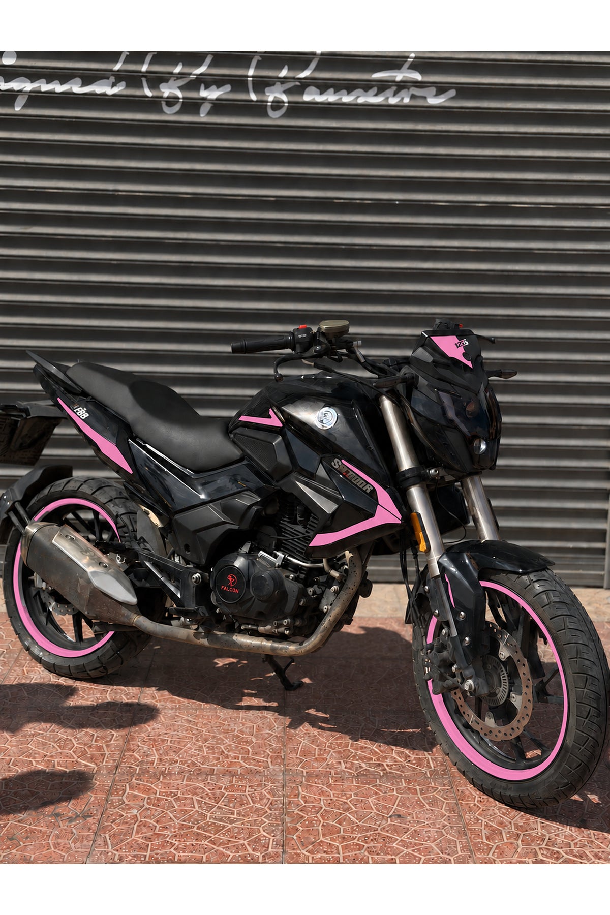 Falcon Salvador S188 Motosiklet için Komple Dekor Sticker Seti