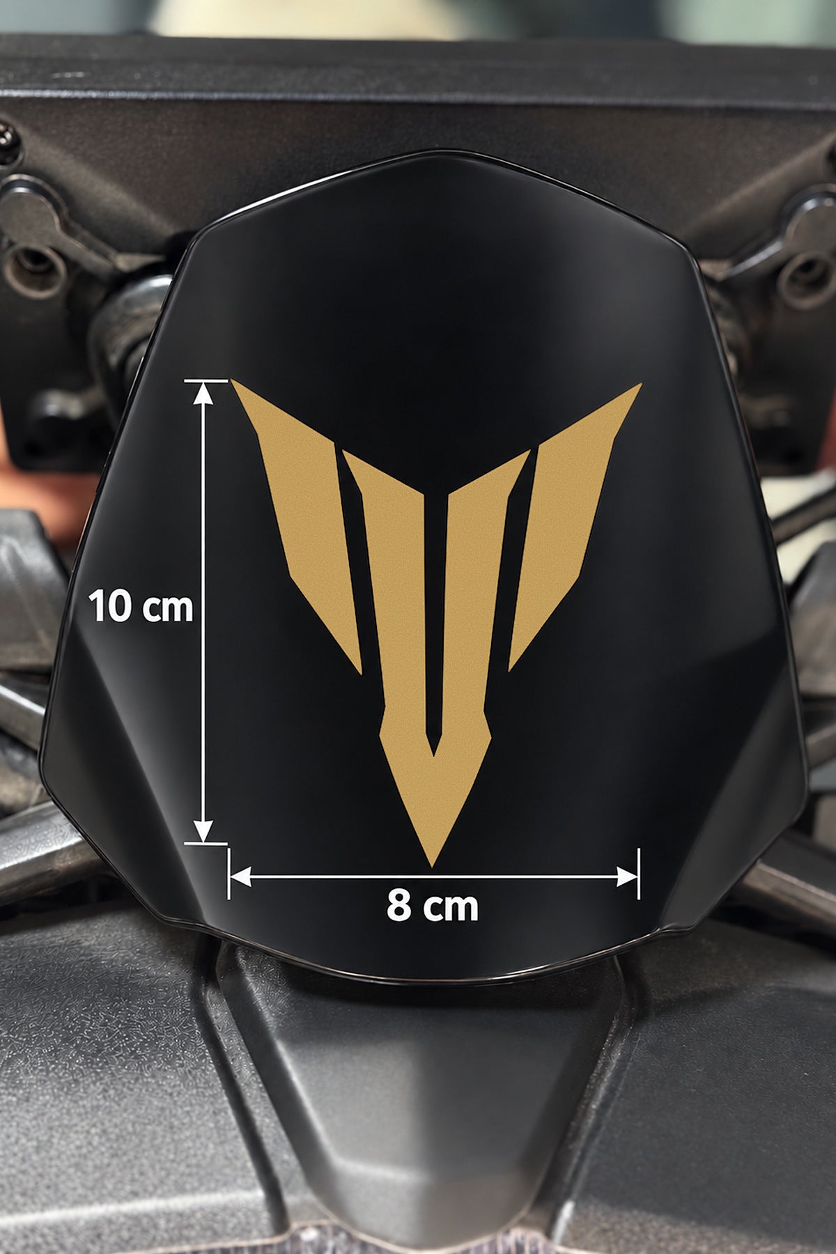 Motosiklet ve Kask için MT Logo Sticker Etiket (10CMx8CM)