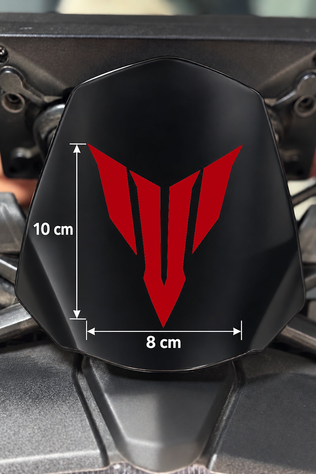 Motosiklet ve Kask için MT Logo Sticker Etiket (10CMx8CM)