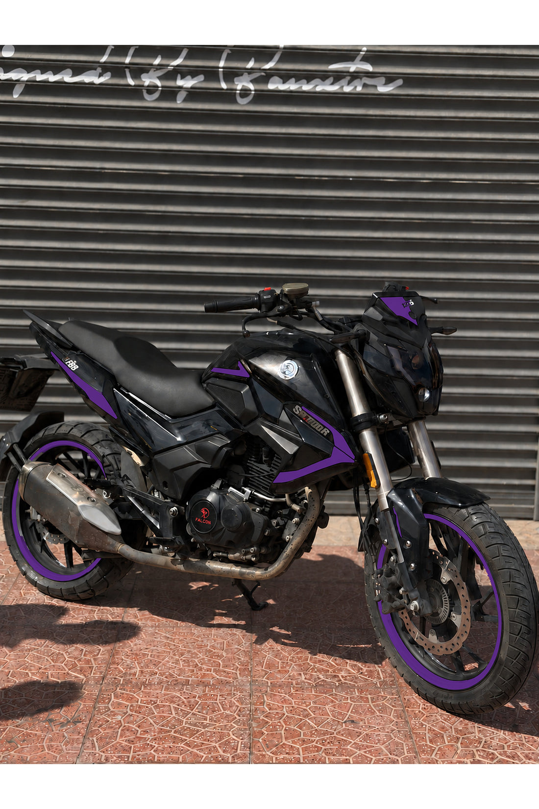 Falcon Salvador S188 Motosiklet için Komple Dekor Sticker Seti