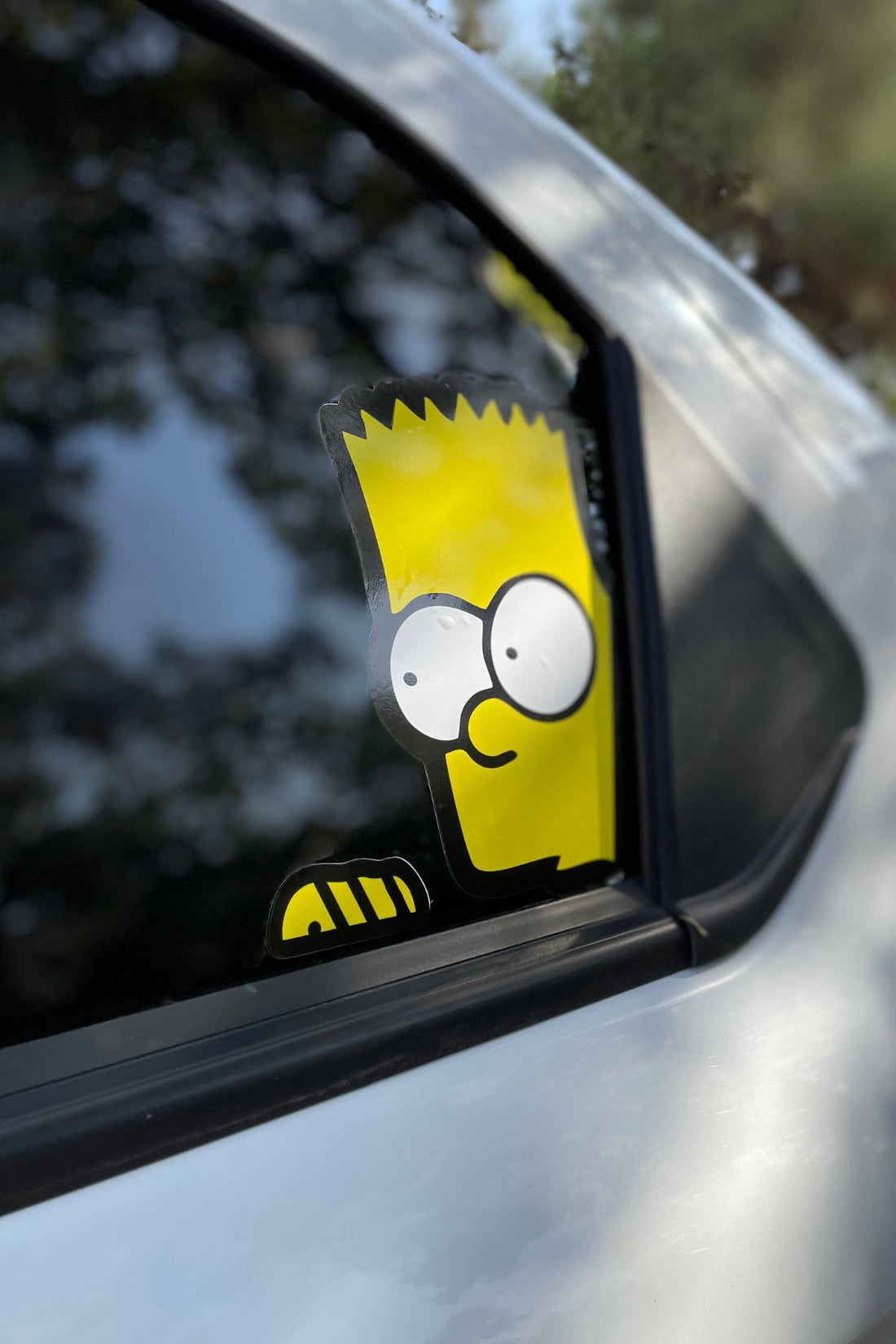 Araba Camı Için Simpsonlar Sticker Etiket Sol Arka Cam I?çin 1 Adet