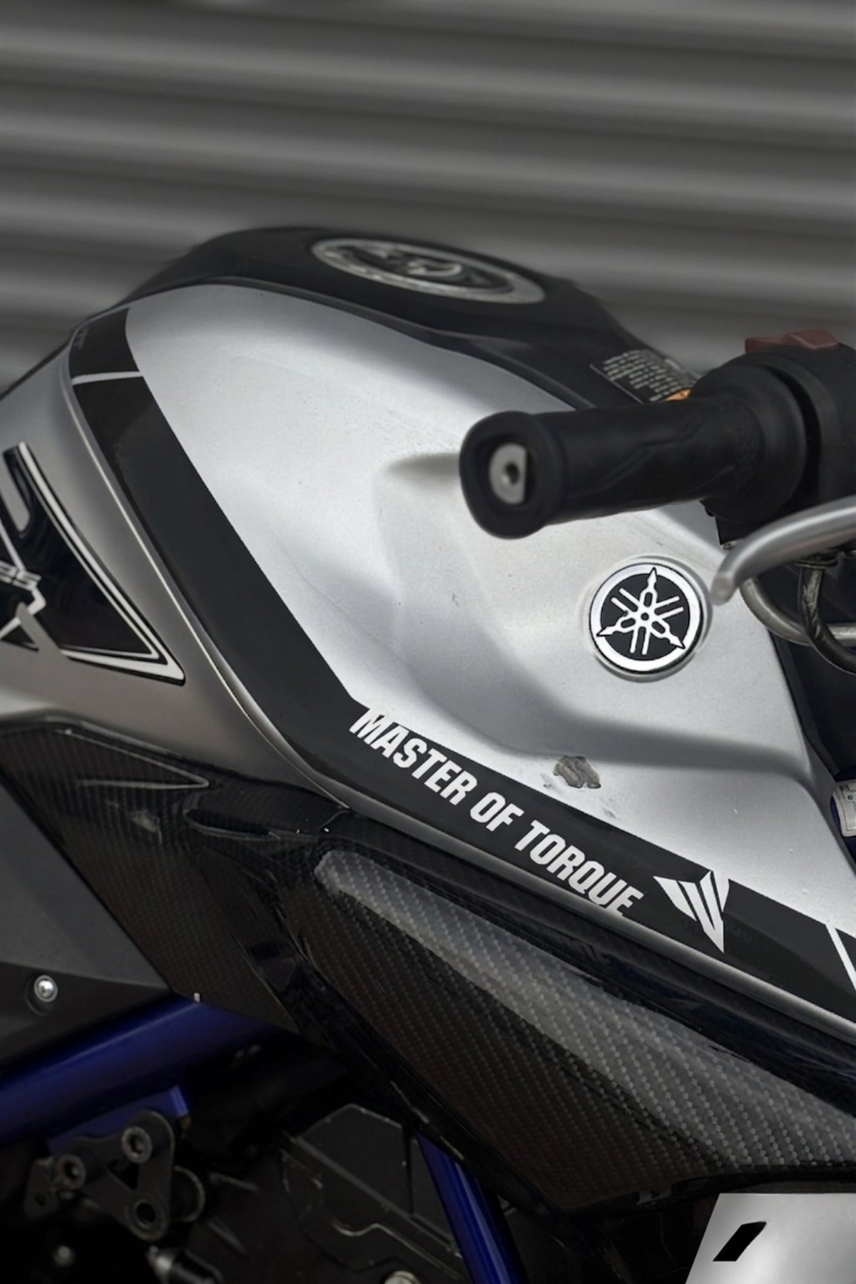 Yamaha MT-25 için Depo Kordon Master Of Torque Sticker Seti (Sağ ve Sol) (2016-2019)