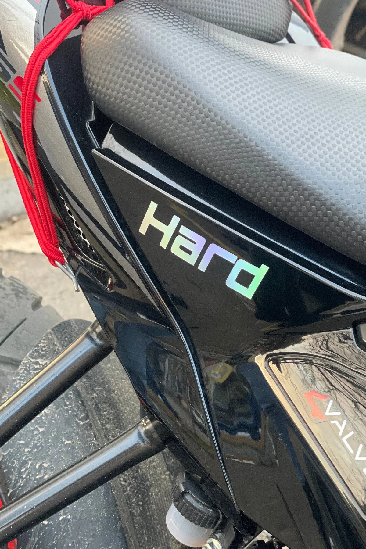 Motor için Dekoratif Hologramlı Sticker Hard Etiketi