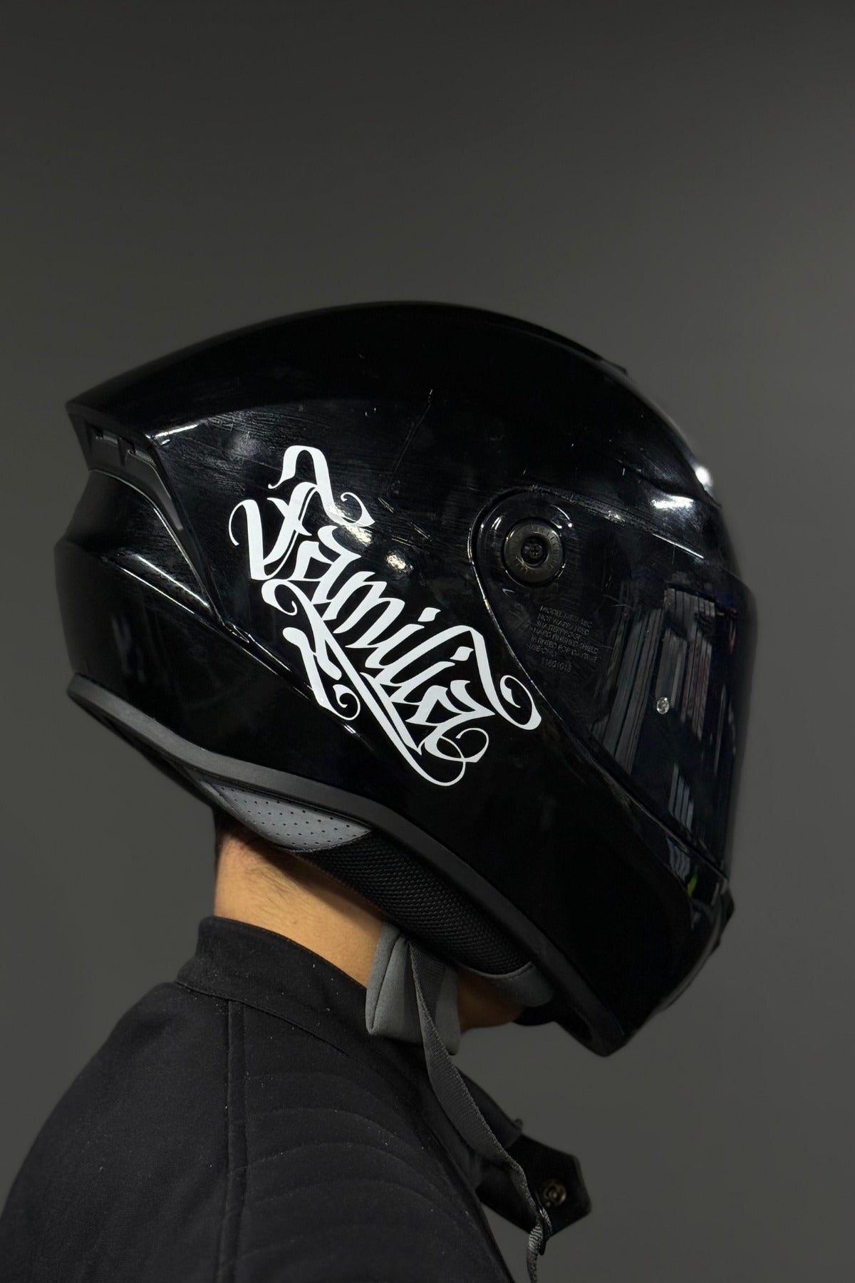 Kask ve Motosiklet için Familia (Aile) Sticker Etiket