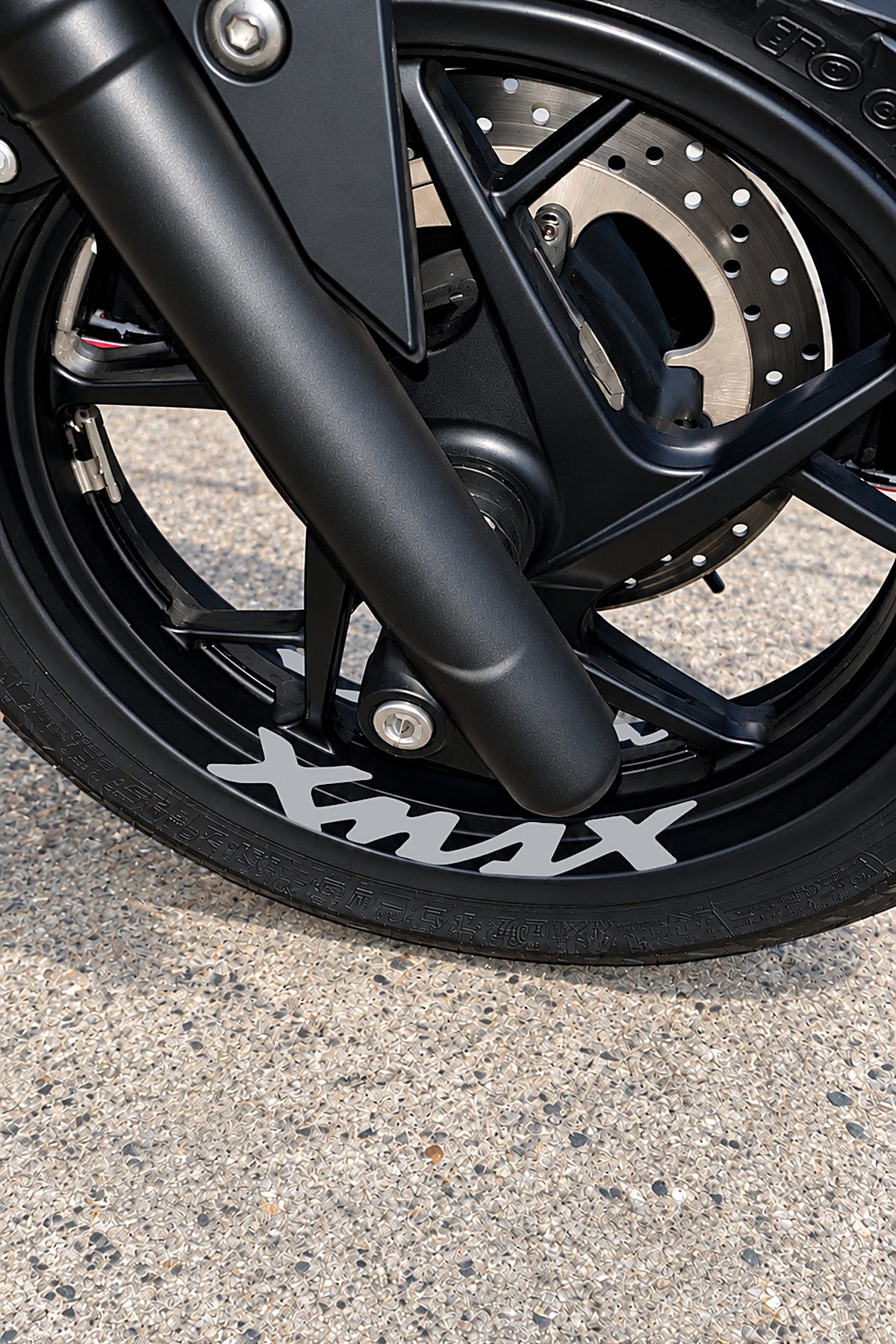 Yamaha Xmax için Jant içi Yazı Sticker Etiket (4'lü)