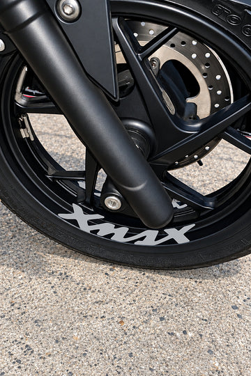 Yamaha Xmax için Jant içi Yazı Sticker Etiket (4'lü)