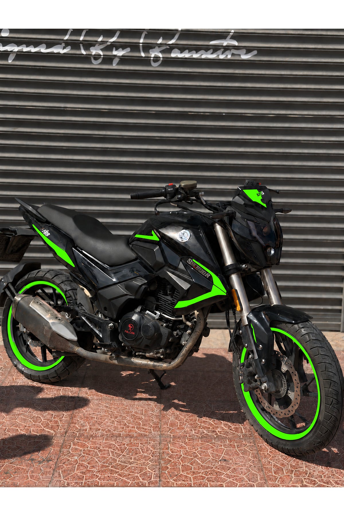 Falcon Salvador S188 Motosiklet için Komple Dekor Sticker Seti