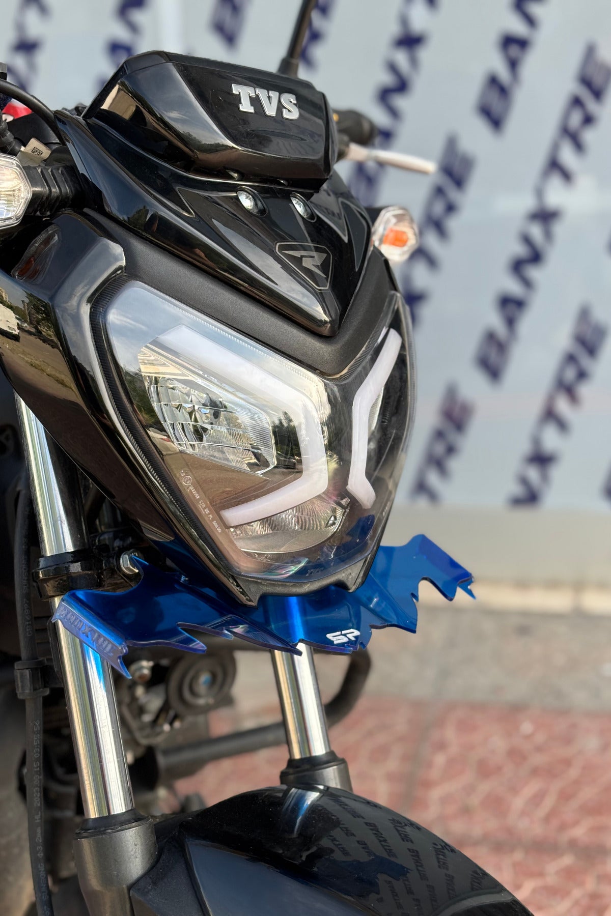 TVS Raider Uyumlu Winglet-Gaga-Sakal Parça Sticker Seti