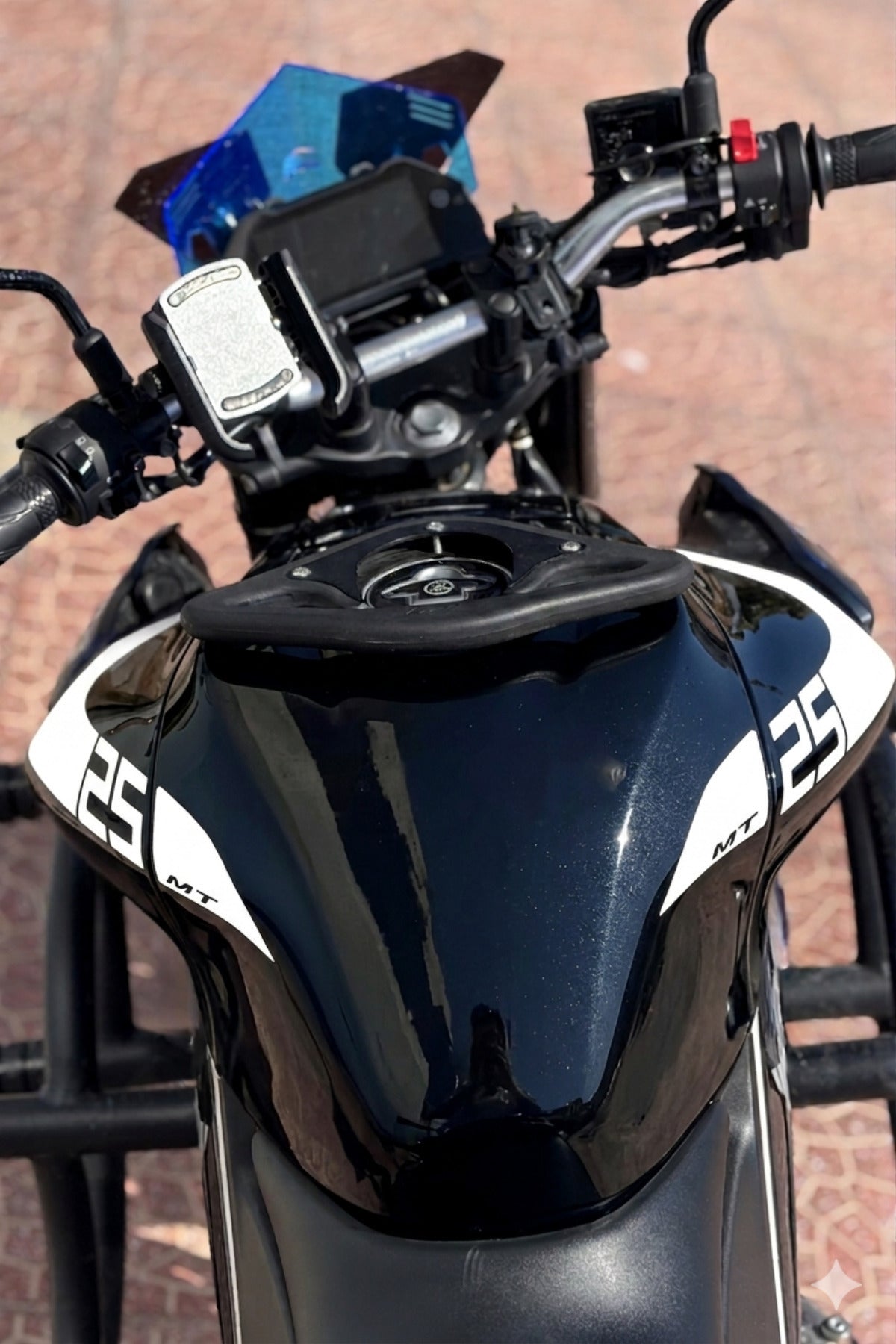 Yamaha MT-25 için Depo Kordon Sticker Etiket Seti (Sağ ve Sol )(2019-2026)