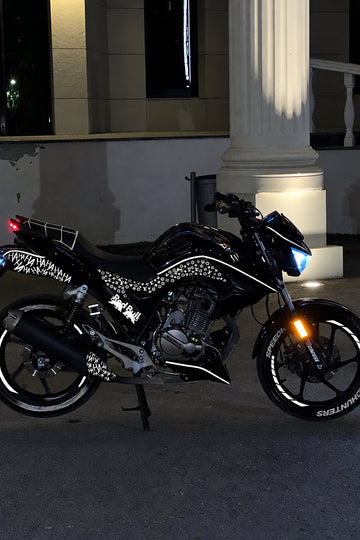 Mondial Drift-L için Komple Reflektörlü VL Detaylı Sticker Seti (Sağ ve Sol)