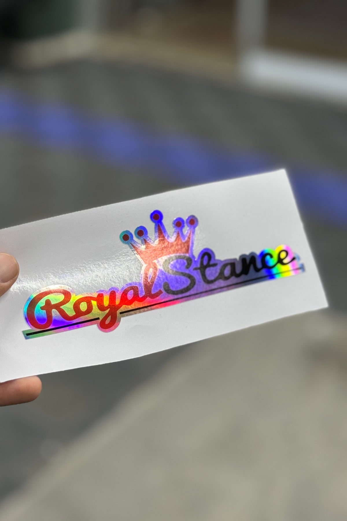 Araba ve Motor için Hologramlı Yazılı Sticker Etiket