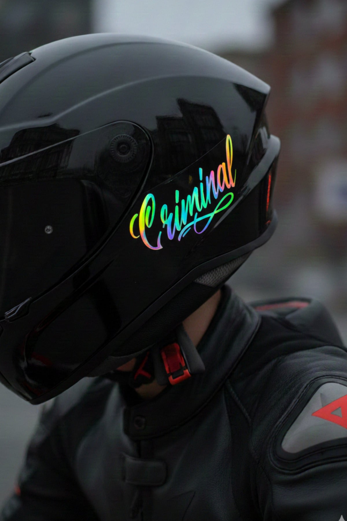 Motosiklet ve Kask için Criminal Sticker Etiket (1 Adet)