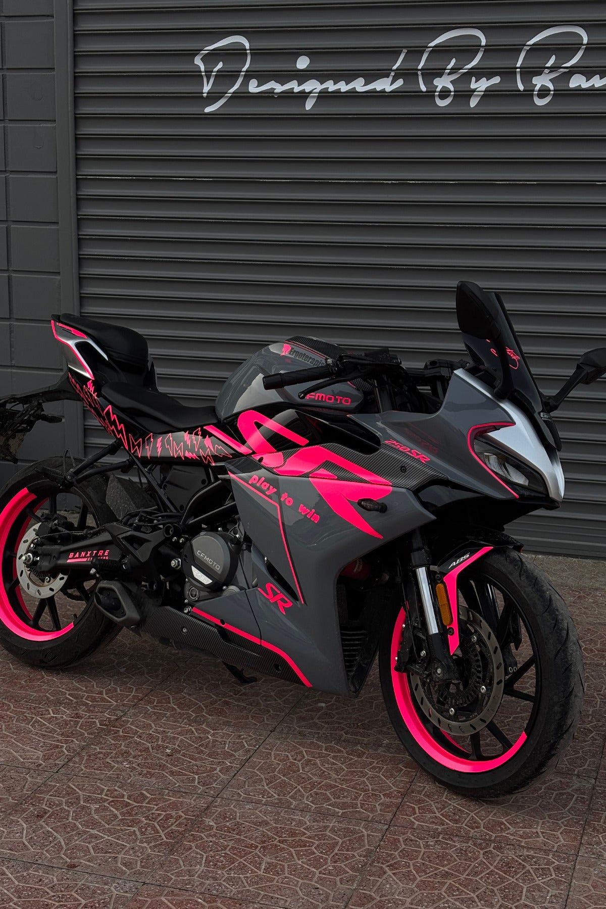 CFMOTO 250SR için Komple Parçalı Detay Sticker Seti