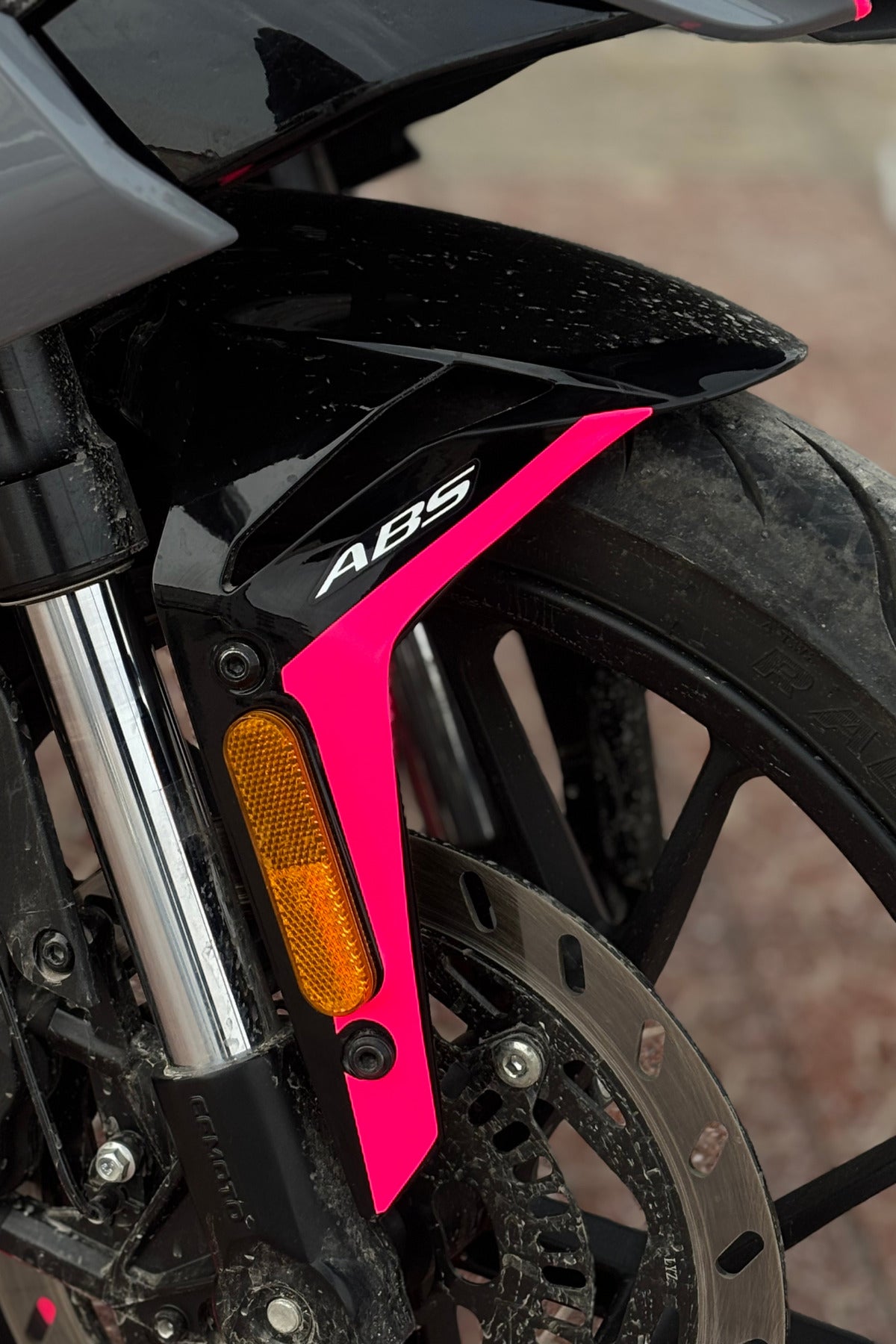 CFMOTO 250SR için Çamurluk Yanı Detay Sticker (Sağ ve Sol)