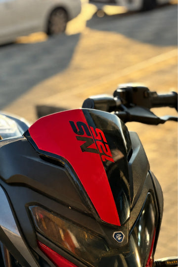 BAJAJ NS125 için Kırmızı Renk Kafa Drenajı için Sticker