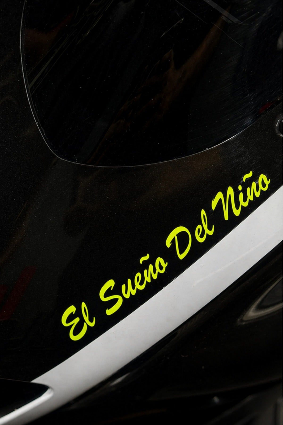 Motor için El Sueno Del Nino Sticker Etiket