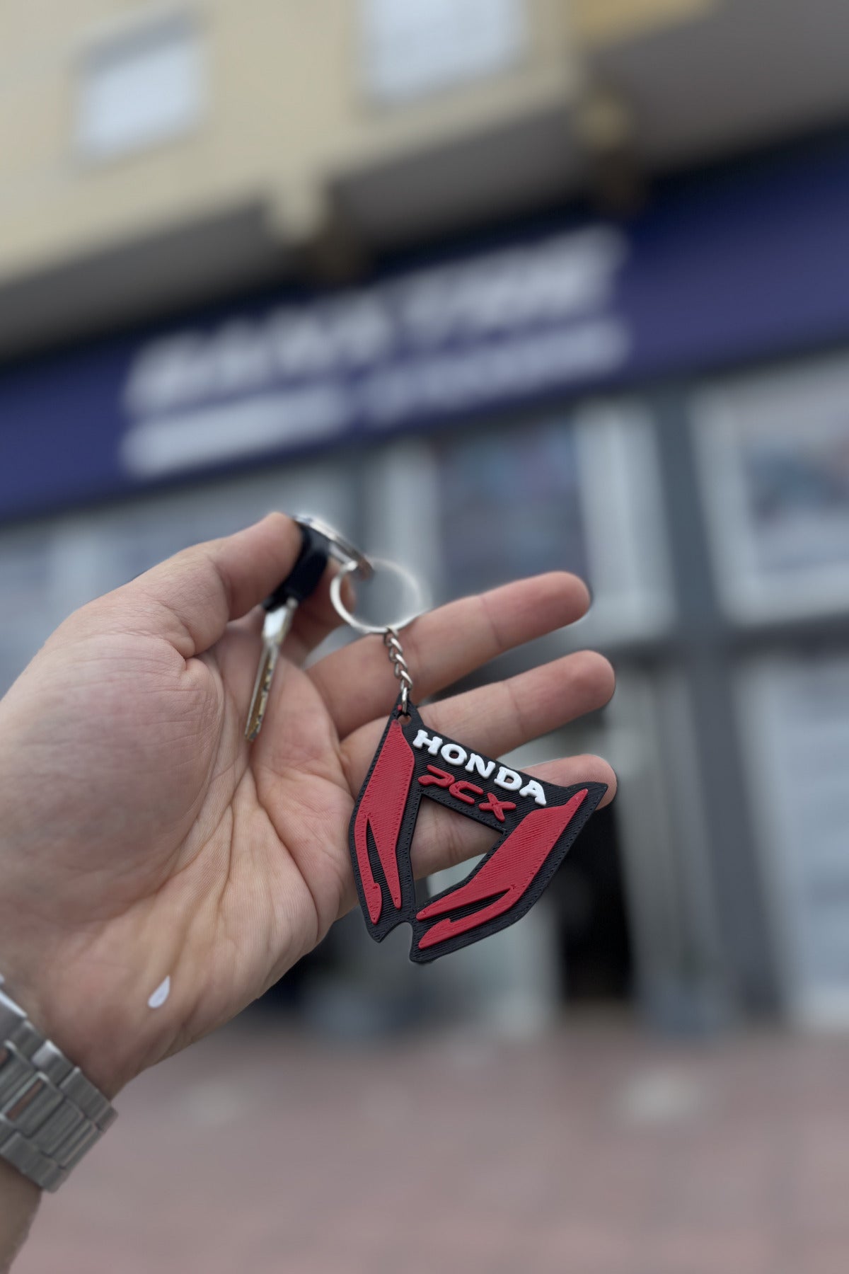 Honda PCX Far Detaylı Anahtarlık Özel Tasarım Anahtarlık Sert Plastik