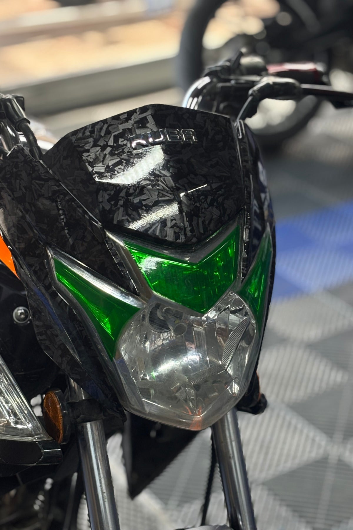 TK-03 Motosiklet için Renkli Far Filmi Sticker Seti (3 Parça)