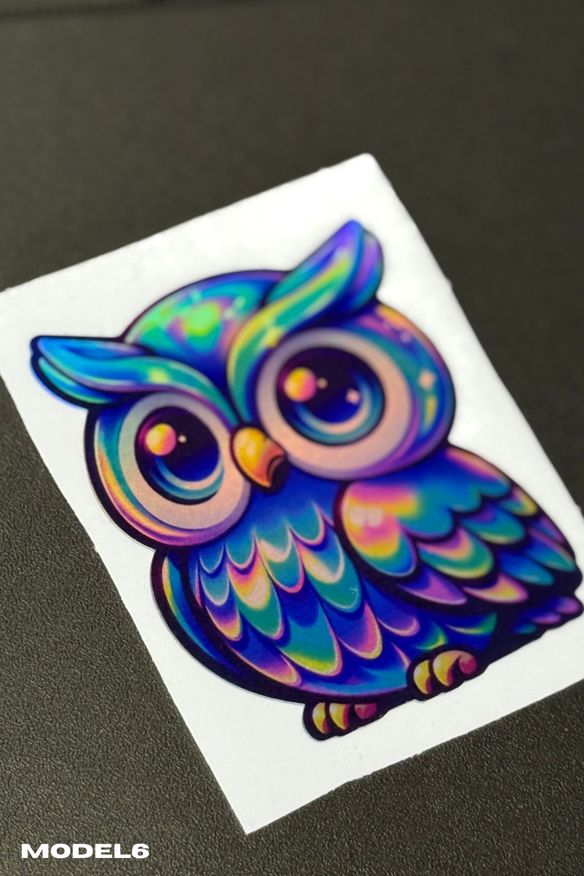 Motor-Araba-Laptop için Hologramlı Renkli Mini Sticker