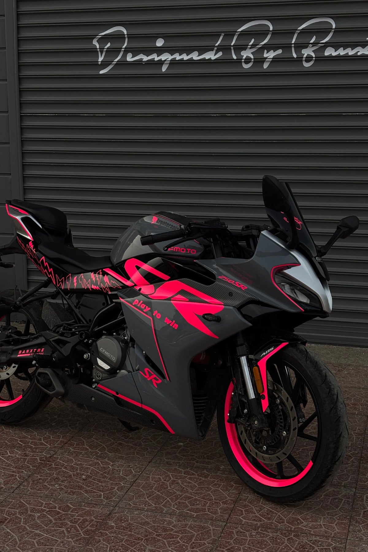 CFMOTO 250SR için Komple Parçalı Detay Sticker Seti