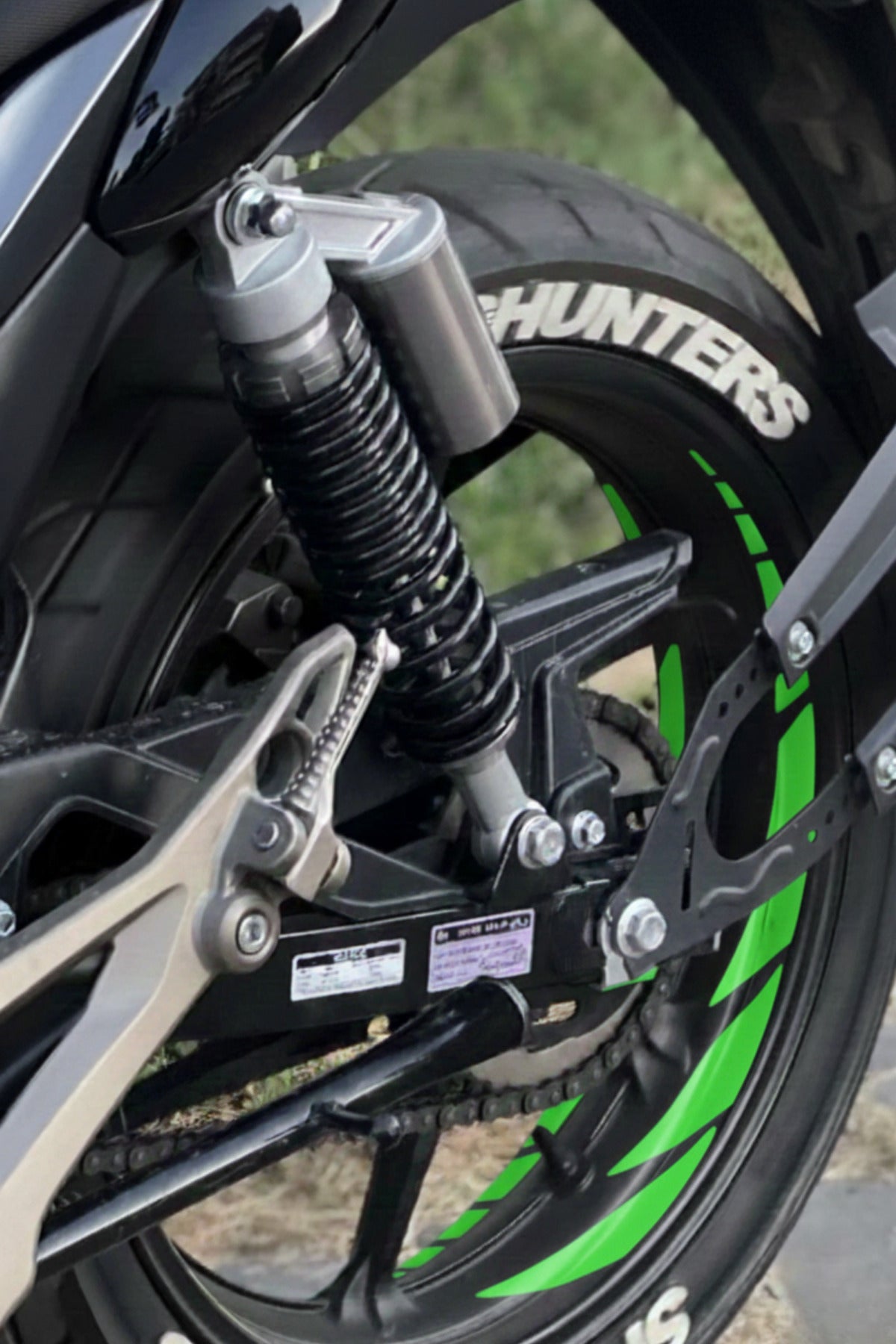 17 Inch Jantlara Uyumlu 8 Parça Tüm Jantlara Yeten Jant Şeridi Sticker Seti